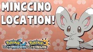 Where to Catch Minccino 266 in Pokemon Ultra Sun and Ultra Moon Location [upl. by Baynebridge934]