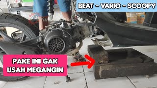 Alat bantu untuk menaikkan mesin matic [upl. by Willetta]