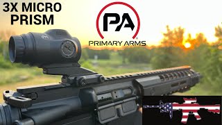 Primary Arms SLx 3x MicroPrism Raptor REVIEW [upl. by Hellah]