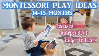 30 MONTESSORI PLAY IDEAS KEEP LEARNING FUN AND ENGAGING Montessori Activities for 1415 Months Old [upl. by Mireille176]