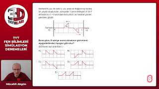3D TYT FİZİK SİMÜLASYON DENEMESİ6 2024 SON BASKI [upl. by Albina594]