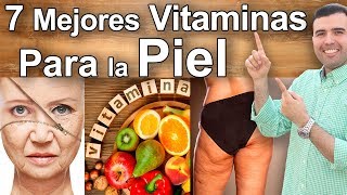 Vitaminas y Remedios Naturales Para la Piel  Luce Joven Sin Manchas Arrugas o Piel Seca [upl. by Nnarefinnej]