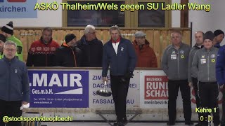 Eiststockeröffnungsturnier Peuerbach Askö Thalheim bei Wels gegen SU Ladler Wang [upl. by Winchell]