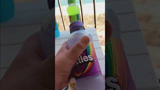 SKITTLES DRINKS music food fyp shorts funny goofy foodreview reviews [upl. by Swann354]