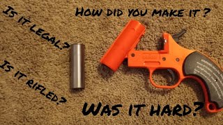 How I turned a flare gun into a fire arm ep2 [upl. by Ikim859]