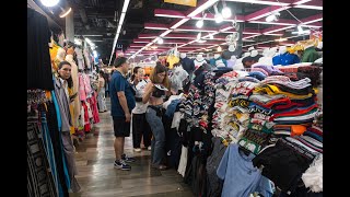 4K Walk inside MBK Center shopping mall to hunting for fake designer goods in Bangkok [upl. by Leugim]