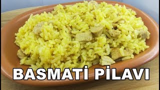 Zerdeçallı Tavuklu Basmati Pirinç Pilavı  Tane Tane Basmati Pilavı Nasıl Yapılır [upl. by Lseil380]