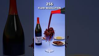 Blender fluid simulation 🍷🥩blender 3Dsimulation satisfying [upl. by Ahsienroc]