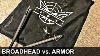 Crossbow Broadhead vs Body Armor [upl. by Nagirrek746]