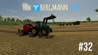 Hof Bergmann 15  Hafer und Strohballen  Let´sPlay 32 ls22 farming hofbergmann [upl. by Alrrats]