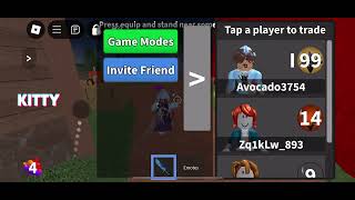 Beating a hacker in mm2✨ roblox mm2studio music robloxedit rblxmm2 robloxmusicid [upl. by Joappa]