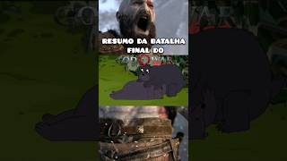 Resumo da batalha final do god of war 2018 humormemes videogames shorts [upl. by Burleigh]