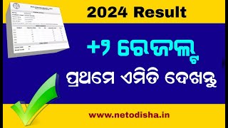 How to See 2 Result 2024 Odisha  12th Result 2024 Odia [upl. by Eerej]