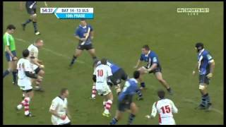 Heineken Cup Nevin Spence Try Bath v Ulster 18122010 [upl. by Arodal166]