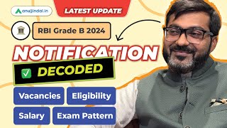 RBI Grade B 2024  Notification Out  Eligibility  Exam Dates  Syllabus  Salary  Vacancy [upl. by Dnomsed]