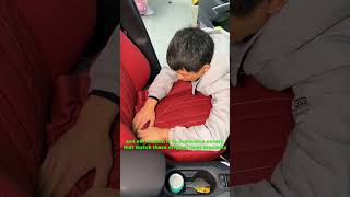 EKR custom red seat cover for Toyota toyota automotive seatcover [upl. by Askari]