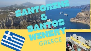 See the amazing Santorini Town and Taste Test at the Santo Wine Winery Part 3 [upl. by Lory]