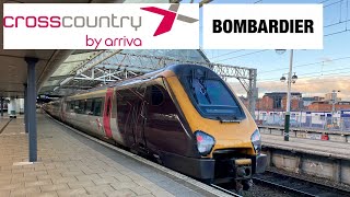 CrossCountry Manchester to Reading Bombardier British Rail Class220017 Class221121 Super Voyager [upl. by Hailed]