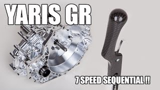 Toyota Yaris 7 speed Sequential Gearbox in action [upl. by Zurciram]