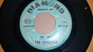 Rare doo wop  You and I  The Originals [upl. by Ahseele]