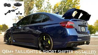 STI OEM Taillights and Short Throw Shifter Installed [upl. by White]