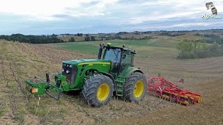 John Deere 8330 amp Väderstad Carrier 625 XL  Pure Sound  HD [upl. by Eiddam440]