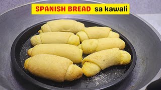 Homemade Spanish bread sa kawali  no oven recipe  malambot at moist spanish bread [upl. by Halette]