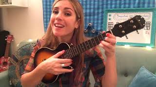 Somewhere Over The Rainbow  Tutorial Ukelele [upl. by Suhpoelc]