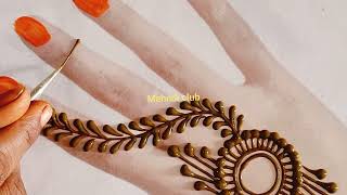 mehndi lgana seekheneasy mehndi designstep by step [upl. by Inafets]