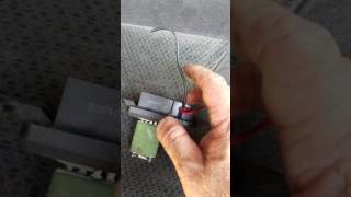 2006 silverado blower motor relay fix smell smoke [upl. by Arhsub572]