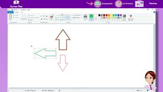 COMO dibujar FLECHAS en PAINT [upl. by Herrington742]