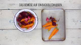 Rezept Rote Beete Karotten amp Orangen Salat [upl. by Assile]