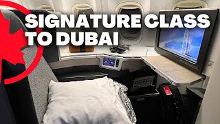 Dubai Bling in Business Class  Air Canada B777300ER  TRIP REPORT 4K [upl. by Nonnaihr]