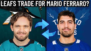 Toronto Maple Leafs TRADE with San Jose Sharks for Mario Ferraro  DefenceNHLLeafs Trade Rumours [upl. by Ailemak]