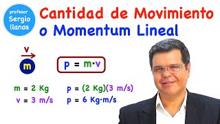 Cantidad de Movimiento o Momentum lineal  linear momentum [upl. by Nhoj815]