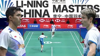 Jonatan Christie INA VS Shi Yu Qi CHN  Semifinals Li Ning China Masters Badminton 2024 [upl. by Asille]