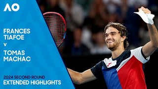 Frances Tiafoe v Tomas Machac Extended Highlights  Australian Open 2024 Second Round [upl. by Cirtemed]