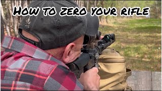 How to zero your rifle [upl. by Shatzer]