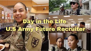 Day in Life of US Army Future Recruiter [upl. by Anilet431]