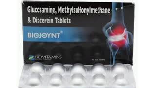 BIGJOYNT Tablets Glucosamine Methylsulfonylmethane amp Diacerein Tablets [upl. by Frieder438]