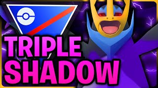 Underrated BUFFED Metal Claw SHADOW EMPOLEON goes 82 in the Great League  GO BATTLE LEAGUE [upl. by Adle]