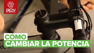 Cómo Reemplazar la POTENCIA de Nuestra Bicicleta de Carretera [upl. by Acherman]