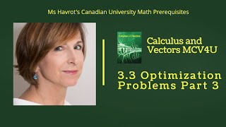 Calculus 33 Optimization Part 3 [upl. by Deegan]