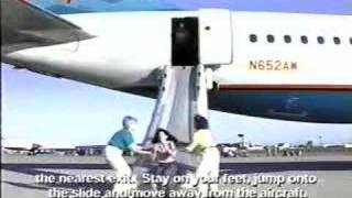 America West Airlines A320 Safety Video [upl. by Ardekan]