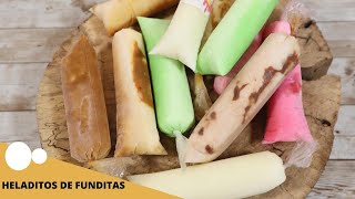 COMO HACER HELADOS DE FUNDITAS RAPIDO Y FACIL  BELKIS CAKES [upl. by Filip]