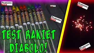 TEST RAKIET DIABOLO JR8 ZE SKLEPU TOP10 FAJERWERKI [upl. by Ailem]