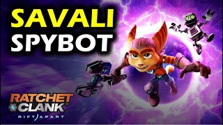 Savali Spybot Location  Ratchet amp Clank Rift Apart Collectibles Guide [upl. by Akeenat994]