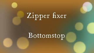 Zipper fixer  rits repareren rits inkorten schuiver vervangen topstop en bottomstop [upl. by Aisan]