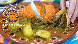 El Bistec en Salsa Verde de 3 Chiles Que Más Cocino en Casa Suavecito [upl. by Hesketh]