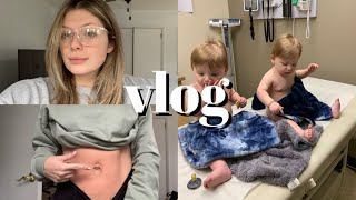 vlog stretch mark updates and twins one year checkup [upl. by Rosmunda]